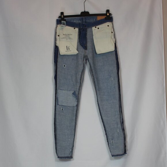 MOUSSY VINTAGE Women's Lenwood Skinny Jeans Light blue  size 26 - Picture 6 of 15